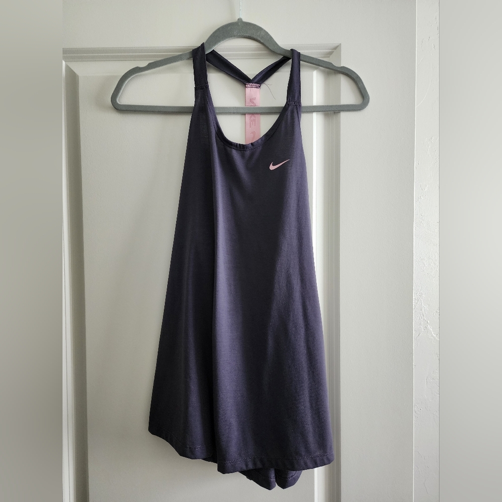 Nike Women's Dark Purple Tank Top